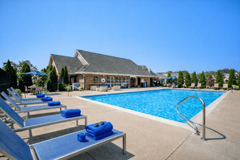 Armstrong farm swimming pool & sundeck lounge